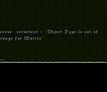 Error Message